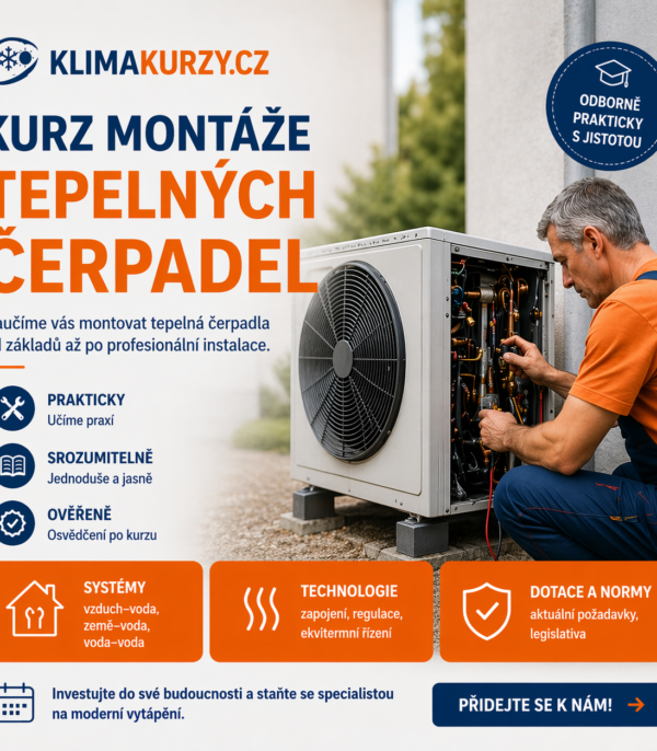 Kurz tepelných čerpadel 🔧🌡️